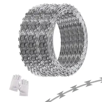 Blade barbed wire mesh hot-dip galvanized barbed wire barbed hook rope anti climbing