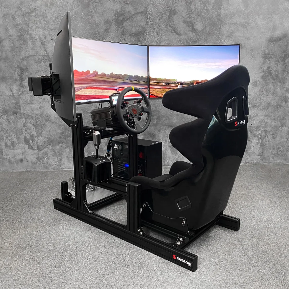 Custom Aluminum Factory Supply Black Silver 4040 4080 Aluminum Extrusion Profile for Racing Sim Rig Driving Simulator Cockpit