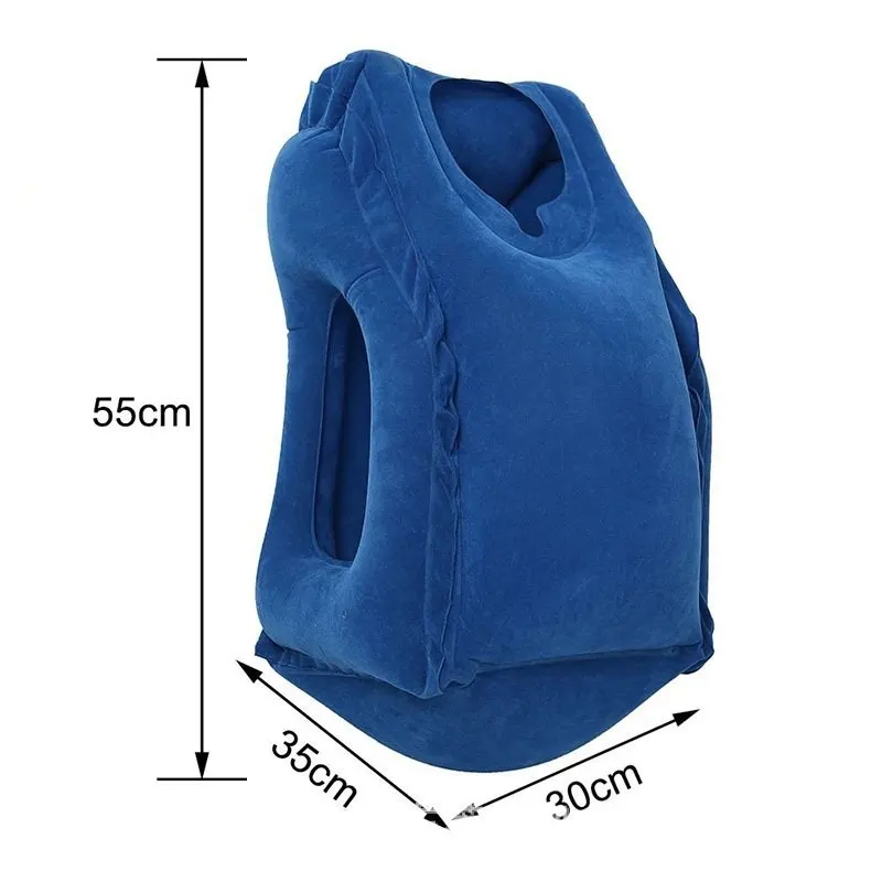 Travel Pillow Air Soft Cushion Trip Portable Innovative Products Body Back Support Foldable Blow