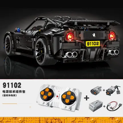 91102 New Building Block Remote Control Sports Car High Difficulty Intelligence Boy Toy