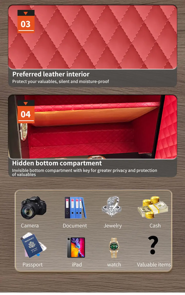 CEQSAFE Home & Office TUYA APP WiFi Password Safe with Storage Box Anti-Theft Feature supplier