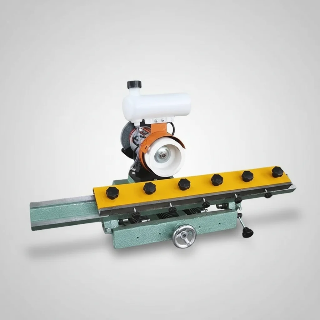 TEBAK MF206 Multi-Tool Blade Sharpener for Straight Planer Blades and Saw Blades with Surface Grinding System