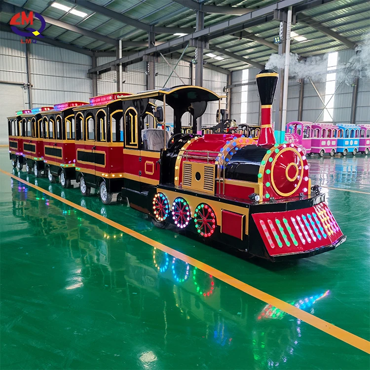 High Quality Shopping Mall Customized Amusement Park Rides Electric Trackless Train for Sale