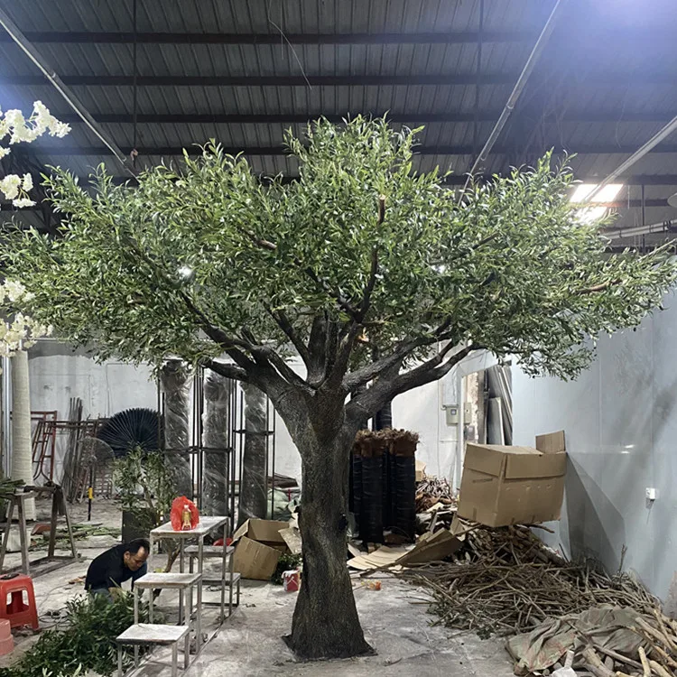 Albero Ulivo Artificiale 700 Foglie 180 cm Verde | Leroy Merlin