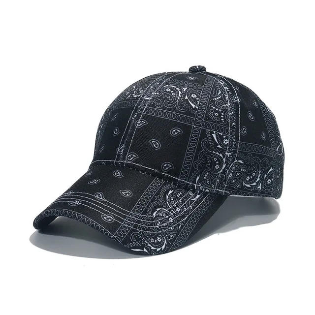 Paisley Bandana Printed Baseball Cap - Adjustable Hip Hop Caps