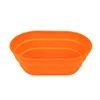 Oval bread basket (orange)