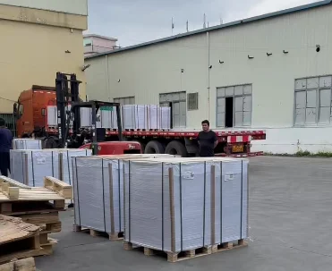 C1S  Art Paper Printing Paper Sheets Self Adhesive Large Cutting Sheets manufacture