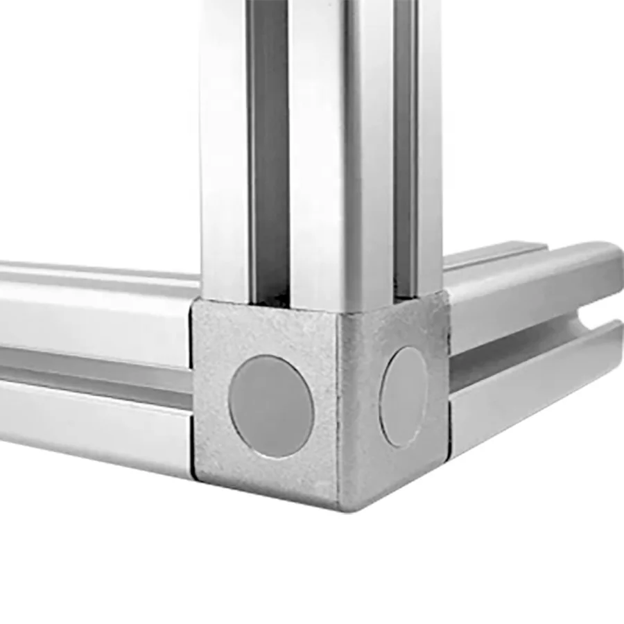 Алюминиевые принадлежности для профиля крепежные кронштейны угловой полки черное настенное крепление кронштейн телевизора