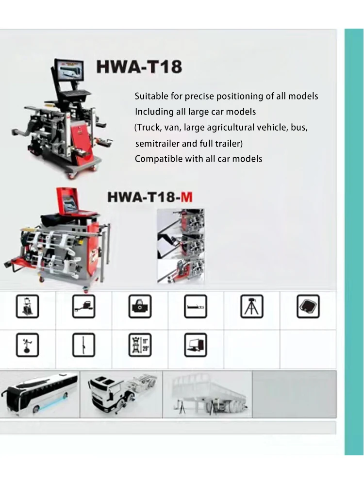 Portable Truck Wheel Alignment Machine Complete Set With Best Price