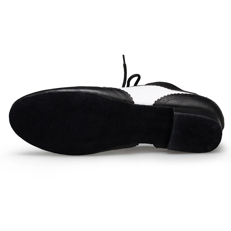 
 Мужские туфли для латиноамериканских танцев L175, черно-белые туфли из натуральной кожи высотой 2,5 см, оптовая продажа  