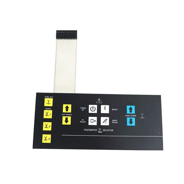 FPC membrane keypad touch treadmill silkscreen membrane switch