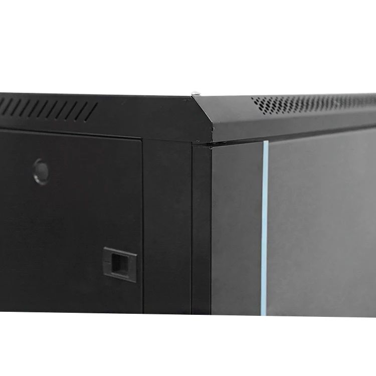 Factory Customize Sizes Network Rack 19 Inch Server Rack Network Cabinet 9U with Glass Door