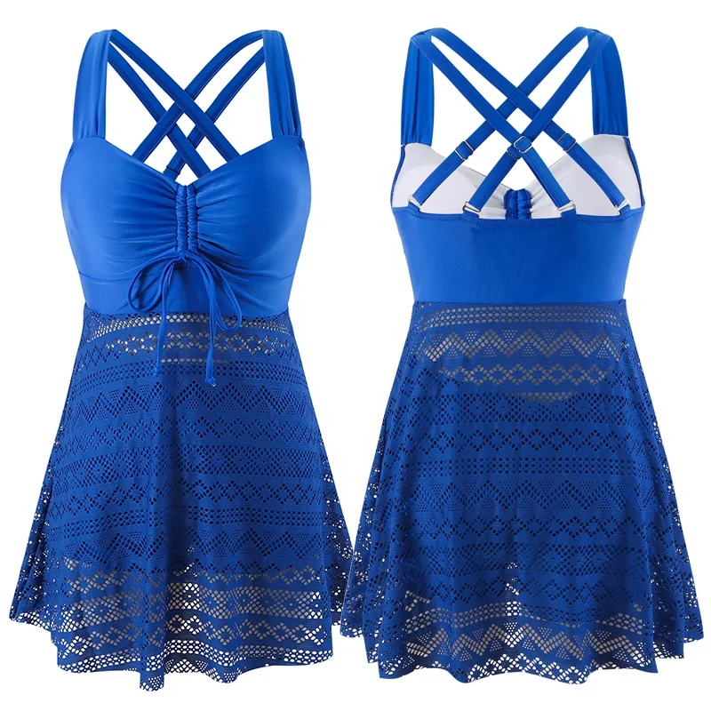 Plus Size Swimwear - Padded, Tummy Control Beach Suits