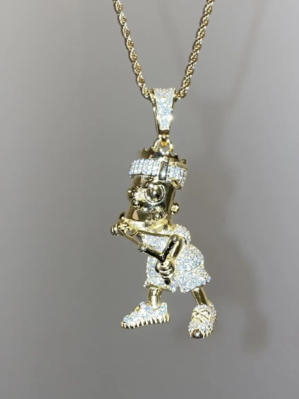 Men's Iced Out All Pocket Full popular Necklace