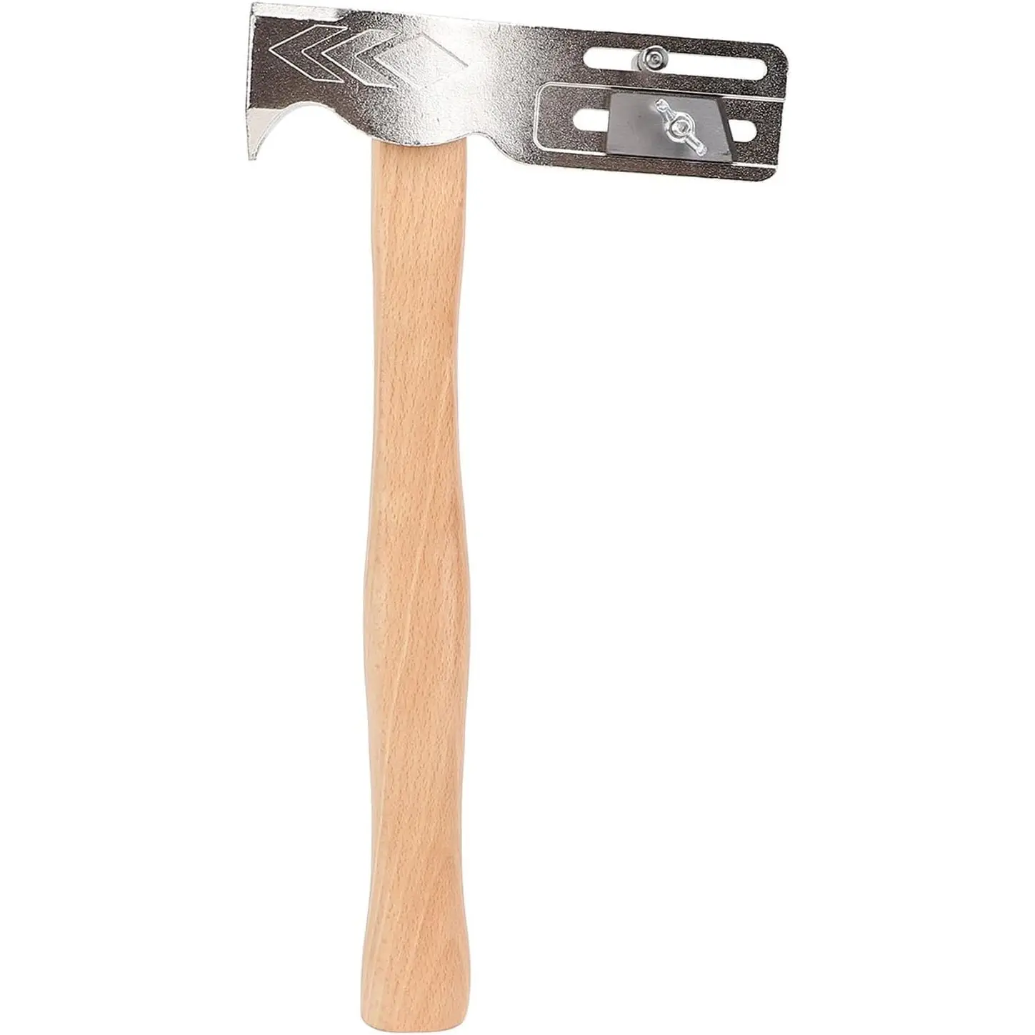 Premium 005 MH 17oz Carbon Steel Shingling Hammer Roofing Hatchet with Magnet & Wooden Handle for Tile Repair - Image 6