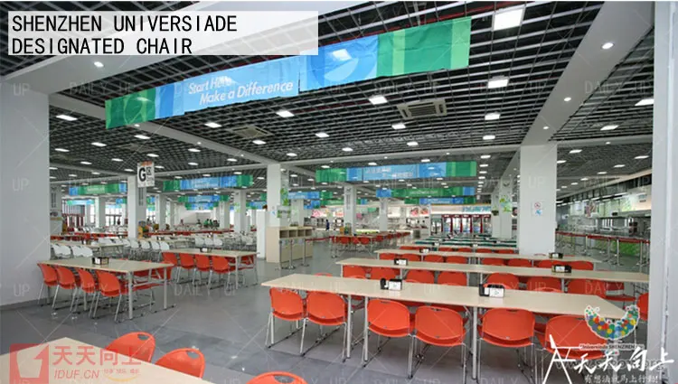 Sled Frame Training Chair With Tablet Ergonomic Conference Meeting Chair With Writing Pad Student Study Chair With Book Holder