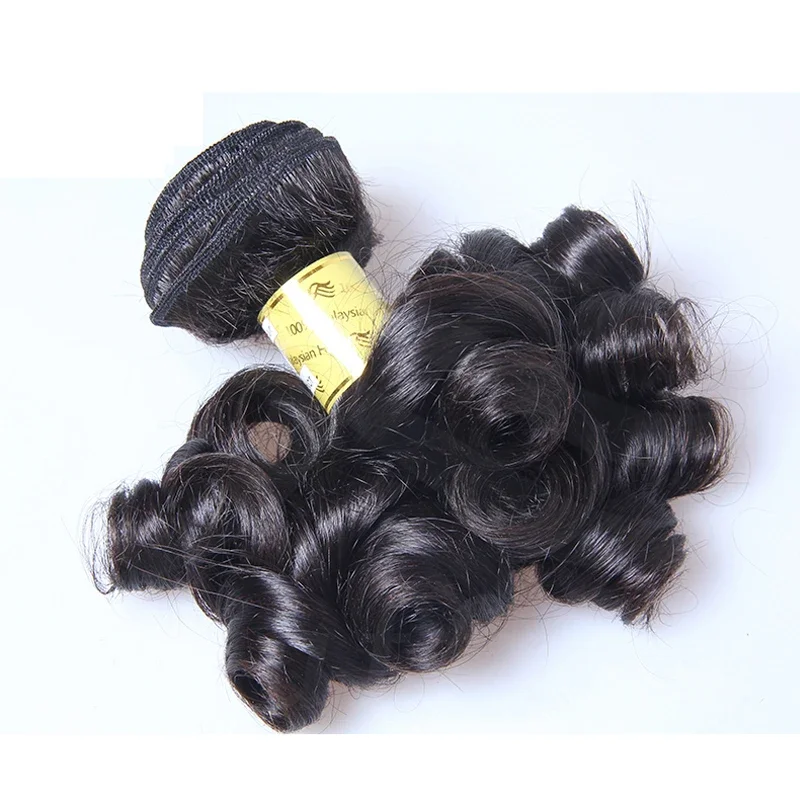 Peruaanse Bouncy Curly Human Hair Weaves Bundel Extensions 1st/3st/Lot_voghion.com