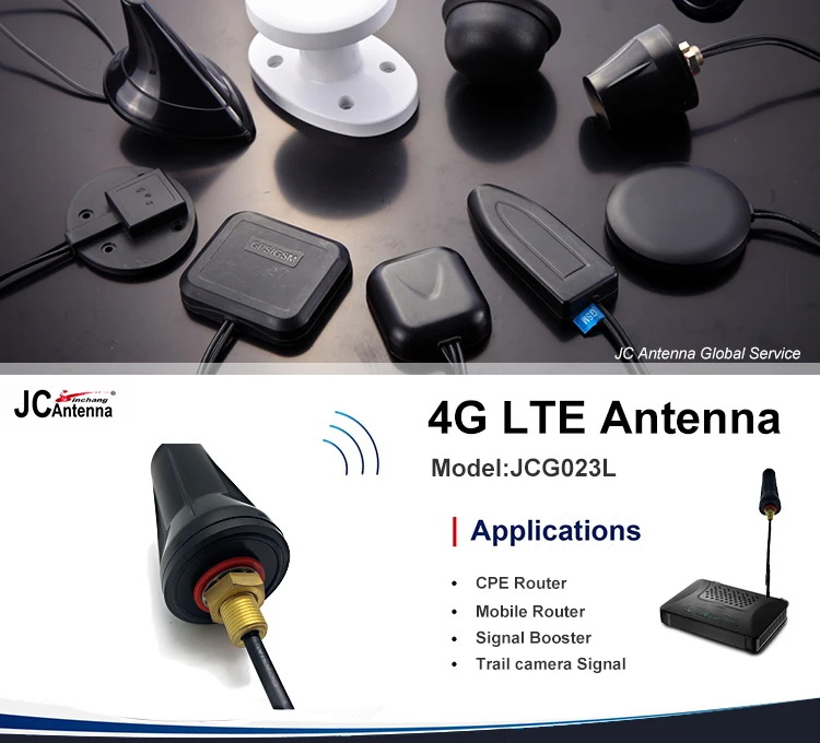 JCG023L High gain low noise 3G 4G LTE cellular antenna for Vending Machine