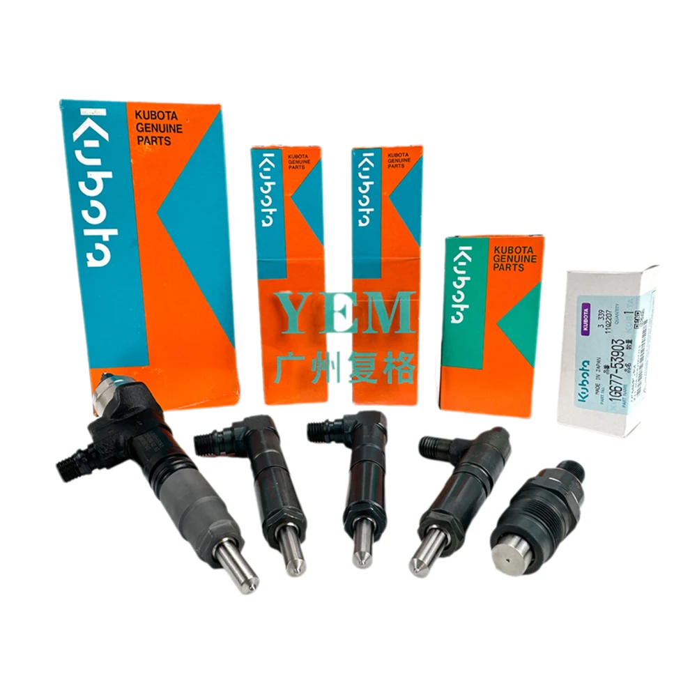 Stock Complete Fuel Injector D600 D640 D650 D750 D905 for Kubota D950 D1102 DH1100 Engine Parts D1301 D1302 D1402 Injector