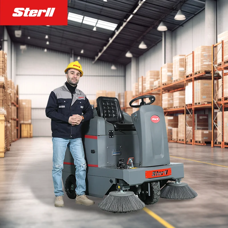 Sterll ST3 Driving Sweeper  Industrial Sweeper CE Certificate High Power Sweeper