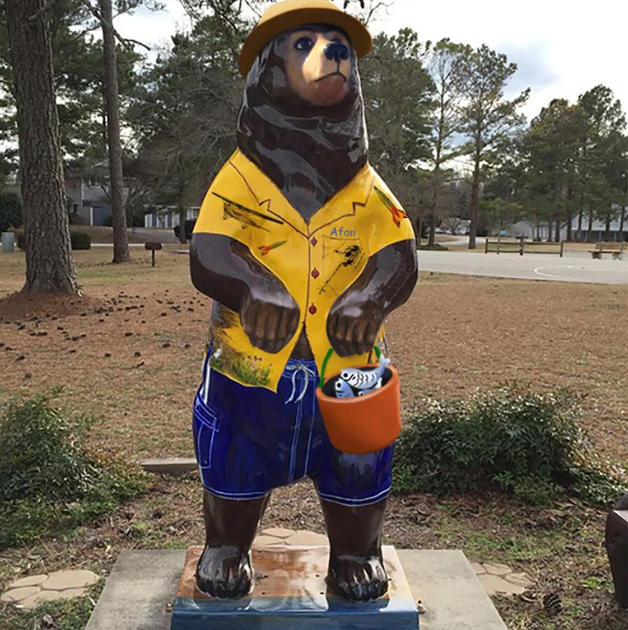 Outdoor Garden Decorative Fiberglass Bear Statue Sculpture Buy