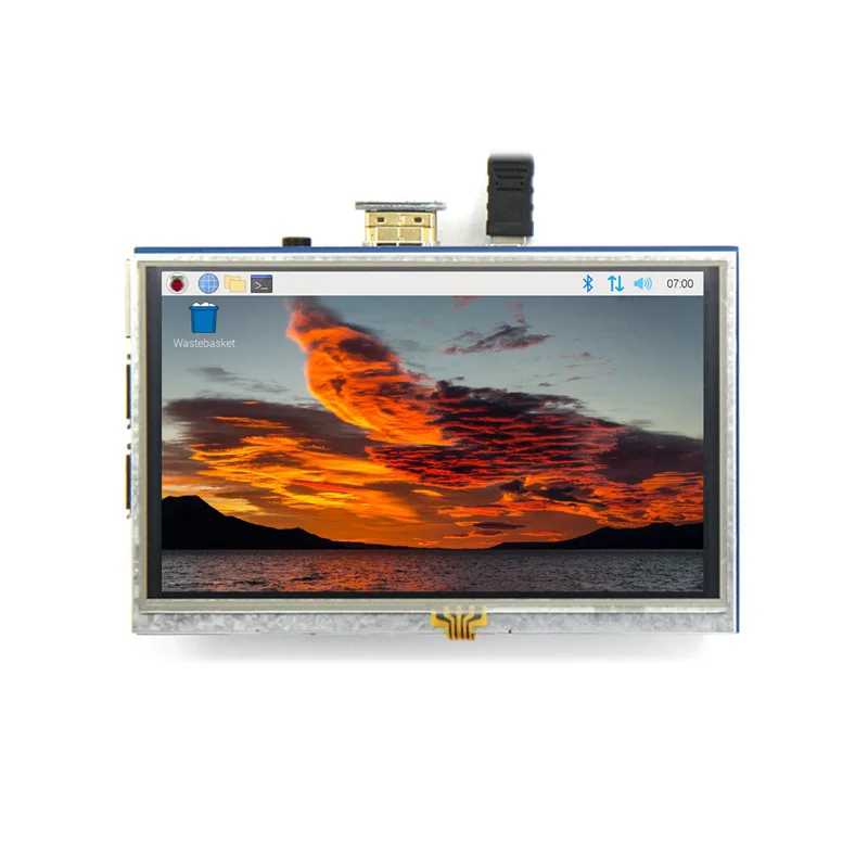 Raspberry Pi 5 Touch Screen 7 Inch Display Screen Dsi 800x480 Raspberry Pi 4b Display Module