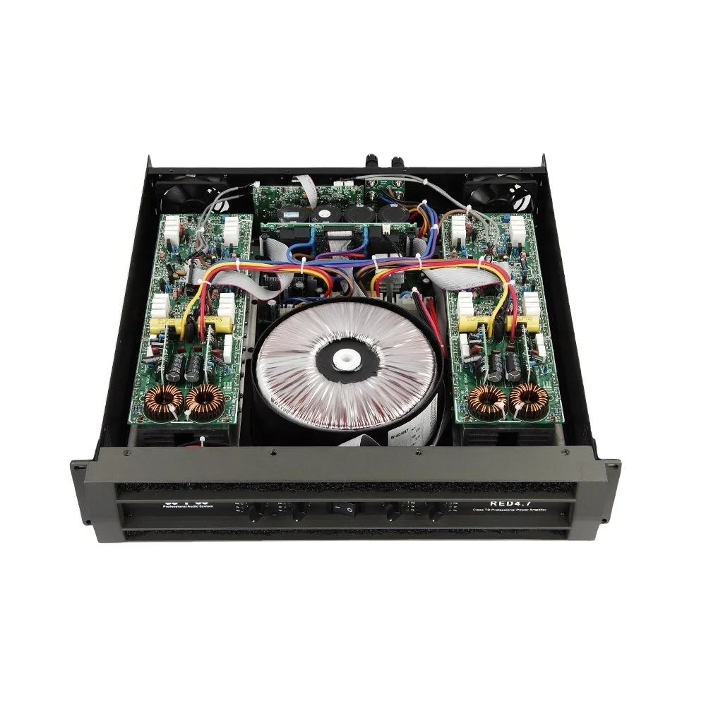 Professional 2u Audio Output Transformer Power Amplifier