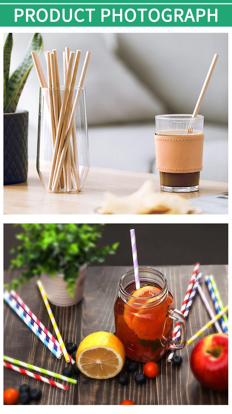 High Quality Drinking Straws Wholesale Biodegradable Best Paper Straws For Sale Supplier Price