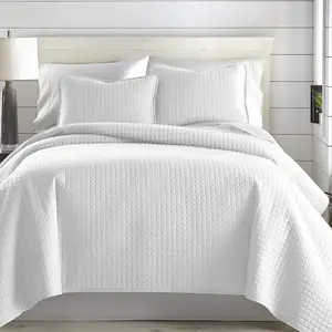 Hot Sale Quilt Bedspread 100% Polyester Embossed Quilt Elegant Bedspread Sets
