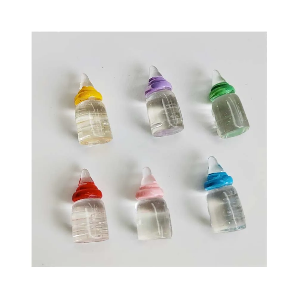 Miniature Doll House Feeding Bottle Ornaments Resin Crafts