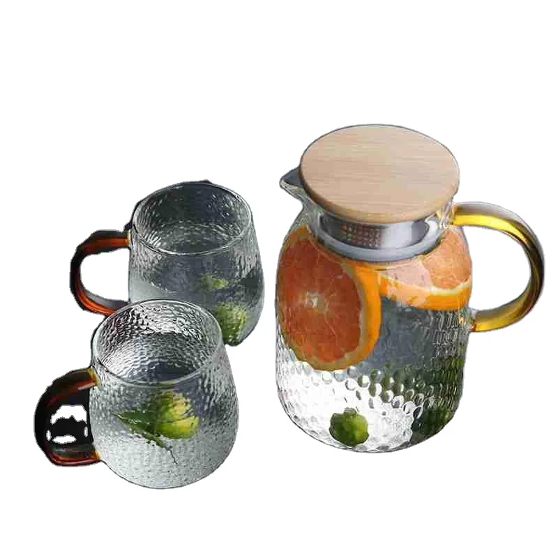 Water Glass Carafe Water Pitcher with Lid for Fridge Iced Tea Pitcher 1.4  Liter Glass Water Pitchers Carafe Juice Jug - China Tea Carafe and Water  Kettle price