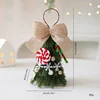 Red and white snowflake 21cm