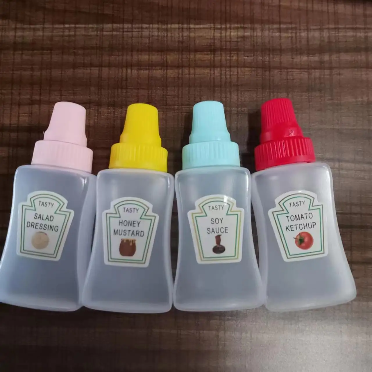 25ml Travel Portable Mini Ketchup Bottle Tomato Mayonnaise