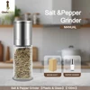 silver Stainless steel + Glass+100ml