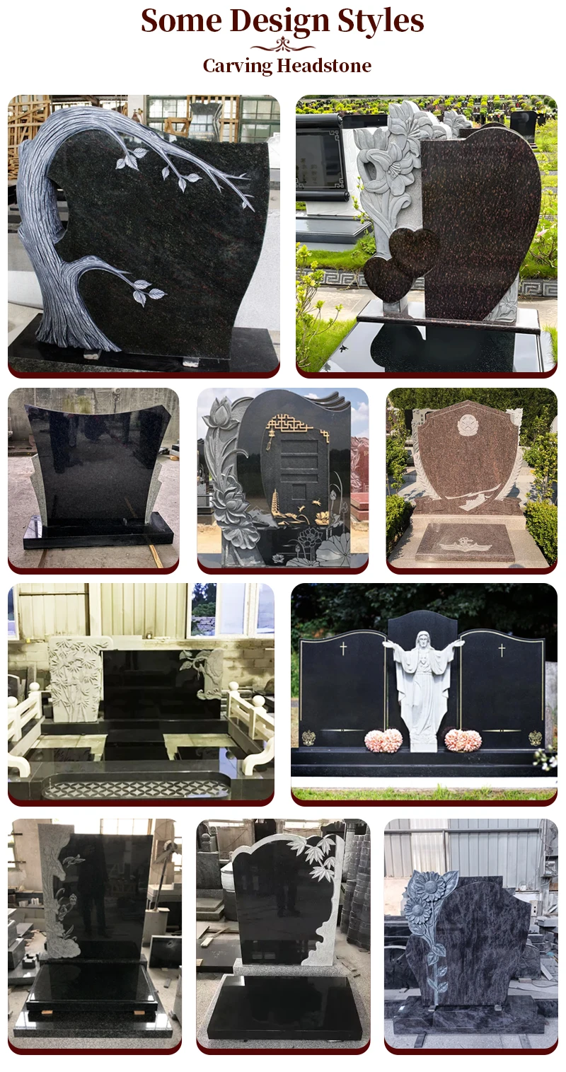 product g603 modern white granite tombstones and monuments 1 year warranty european style memorial for outdoor cemetery and garden use-9