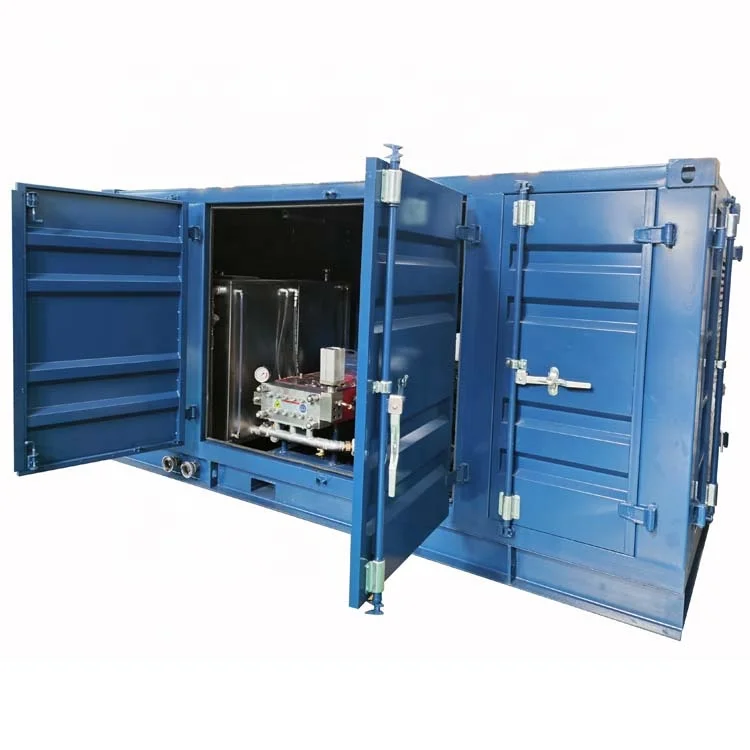 Rust and Scale Removal Oil Pipe Interior Cleaning High Pressure Pump Drill Pipe Cleaning Machine