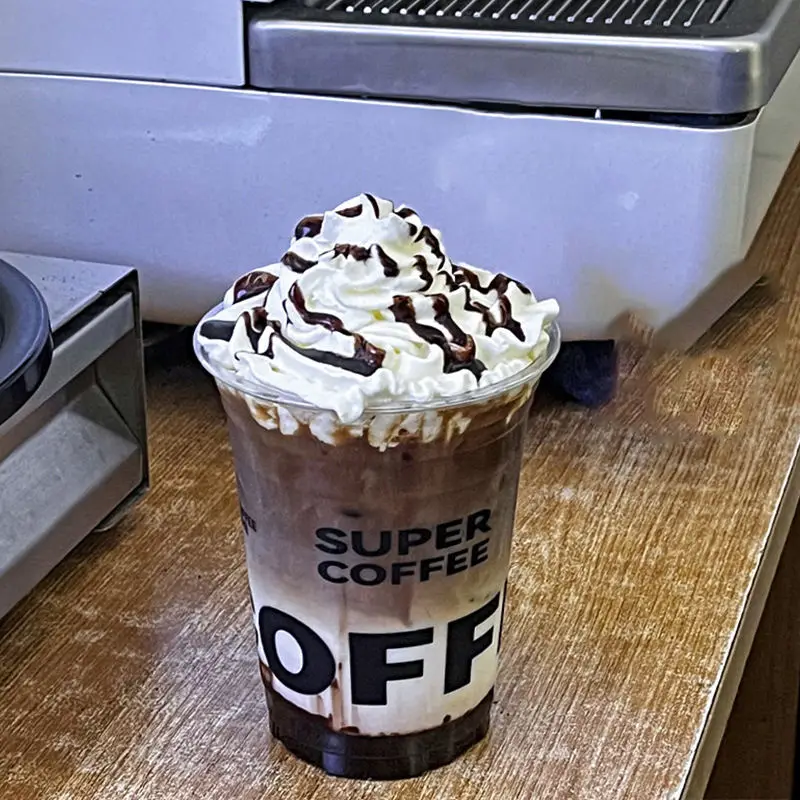 16oz 20oz 32oz Custom Printing Biodegradable Take Away PLA Color Plastic Cup Drinking Can Shaped Plastic Coffe Cup and Dome Lids