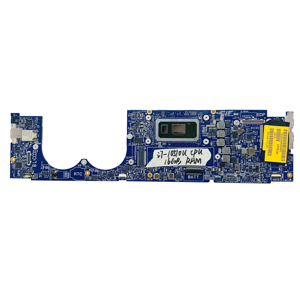 DELL XPS 13 7390 Laptop Motherboard with I7-10510U CPU, Used, 8GB