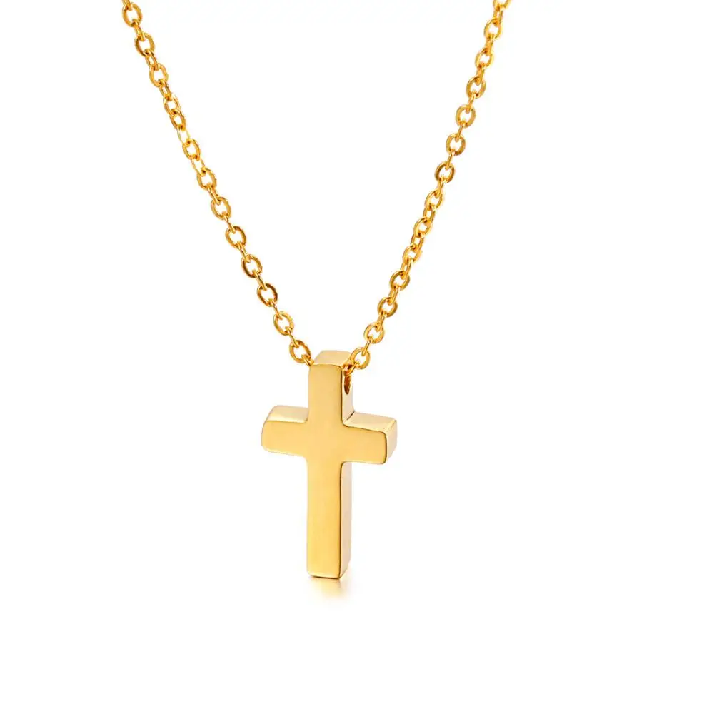 Saudi Gold 21-karat Necklace w/ Cross pendant