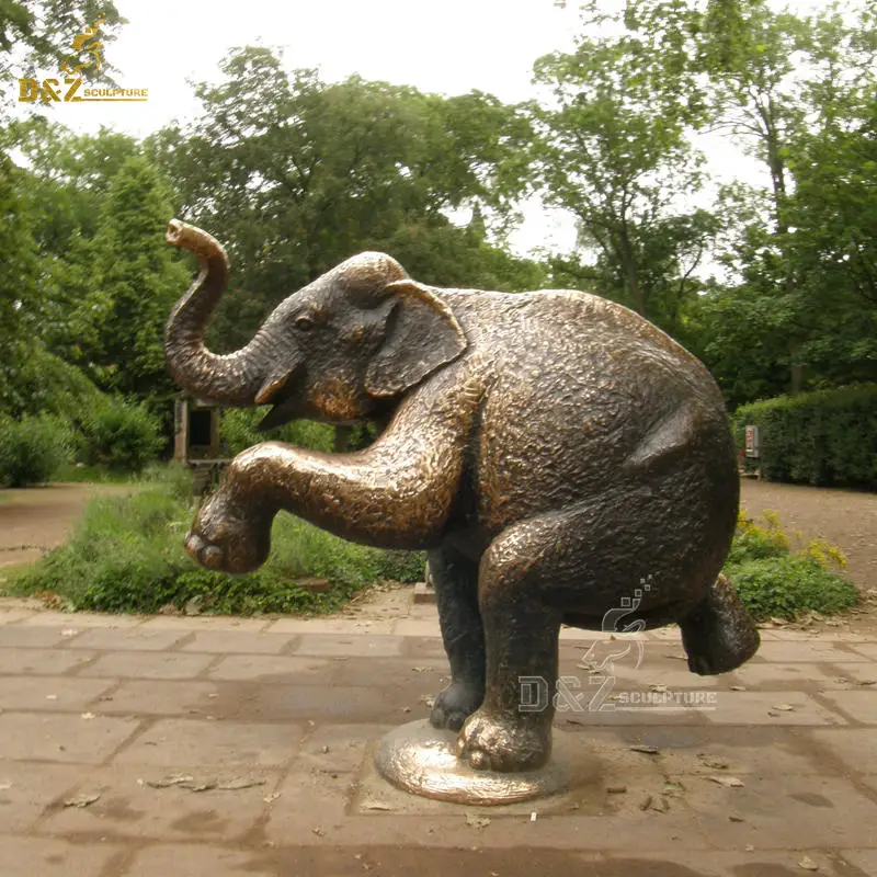 Bronze animal sculptures - Large outdoor animal sculptures - D&Z Sculptures