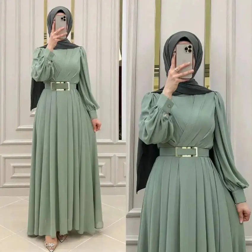 Supplier Custom 2023 Abaya Women Muslim Dress Turkish Robe Latest ...