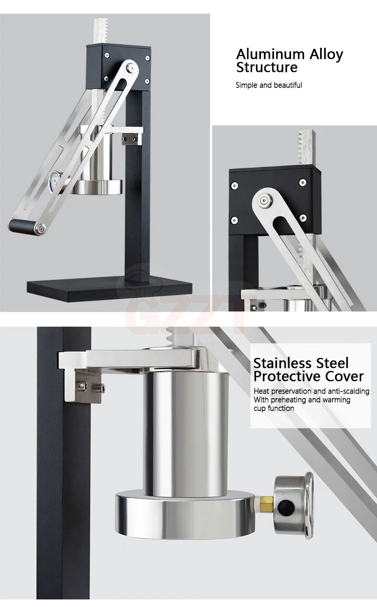 Lever Pull Manual Stainless Steel Espresso Coffee Machine Italian