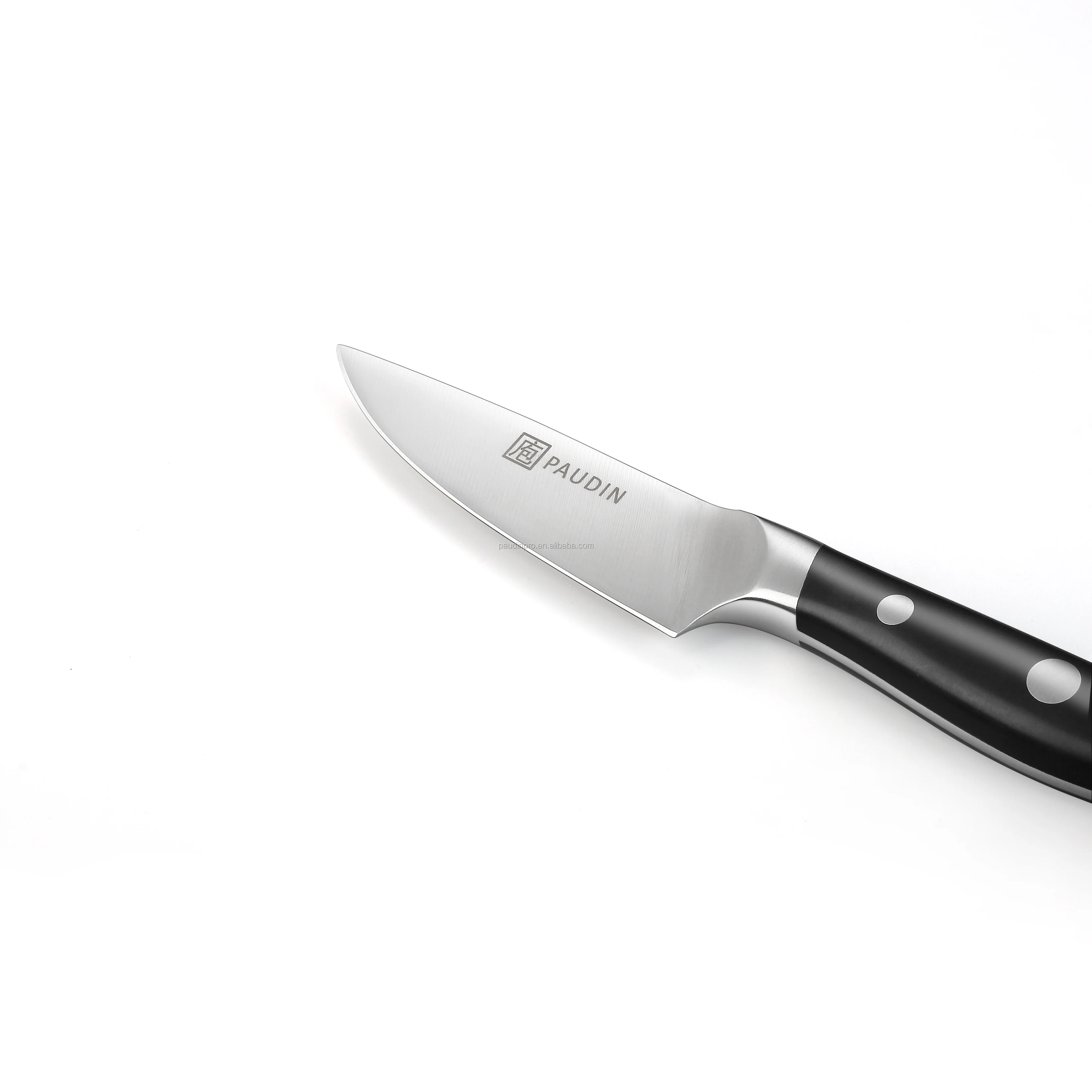 3 5 дюймовая ручная кованая Овощечистка для фруктов профессиональная нержавеющая резьба кухонное оборудование пластиковая ручка поварской