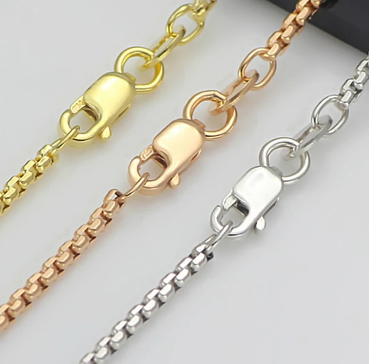 アクセサリー 19SO 24/7 18k necklace Shop Our 18K Solid Gold Box Chains for Men - Durable & Stylish