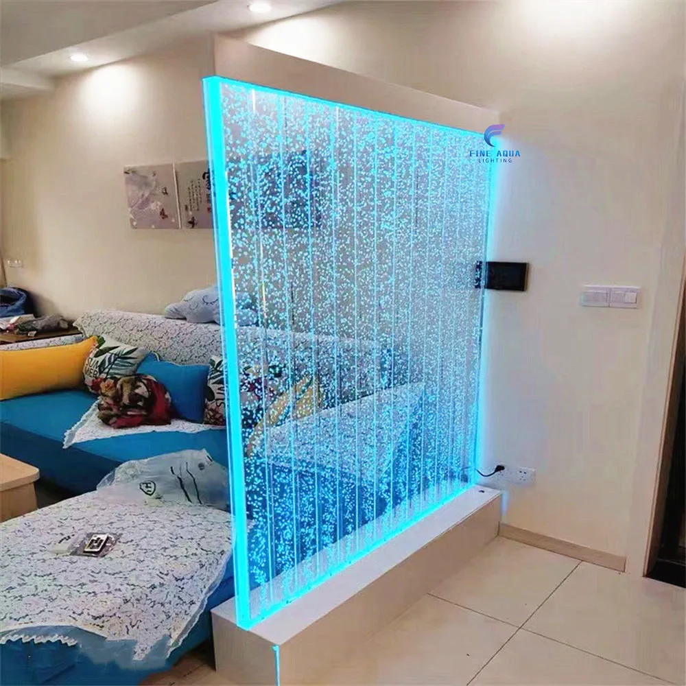 Factory Direct Modern Led Light Acrylic Screen Water Bubble Wall ...