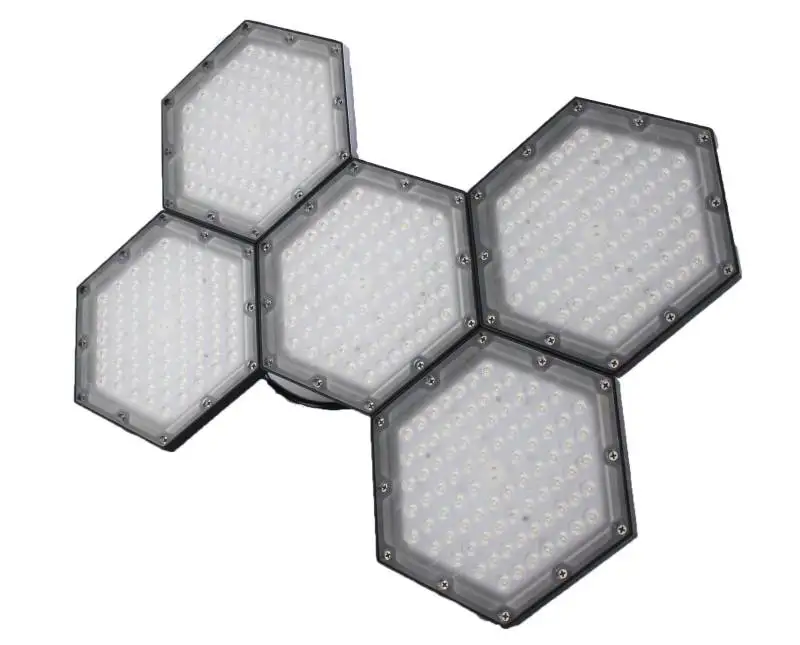 connect together Hexagonal Full Spectrum White LED Grow Lights 50W to 350W 