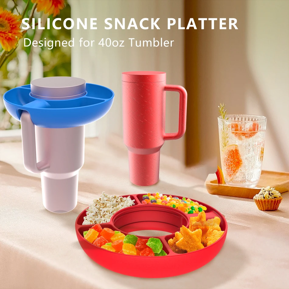 Silicone Snack Tray for Stanley - Durable & Versatile