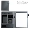 Gray-with memo calculator(Magnetic clasp)