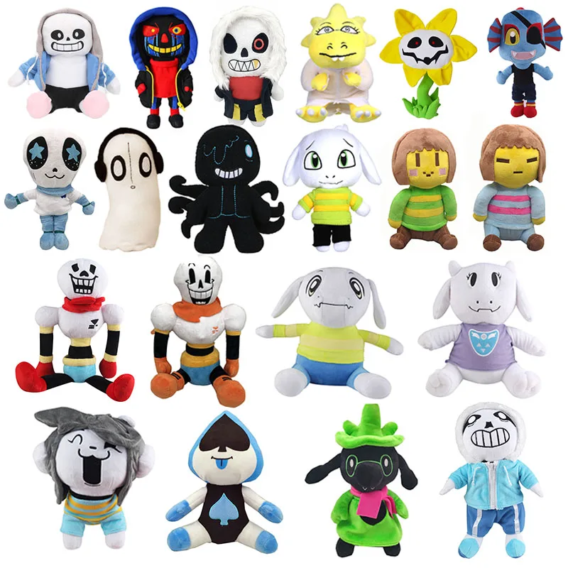 12 Flowey - Undertale Sunflower Plush Stuffed Animal Toy Plushie Doll