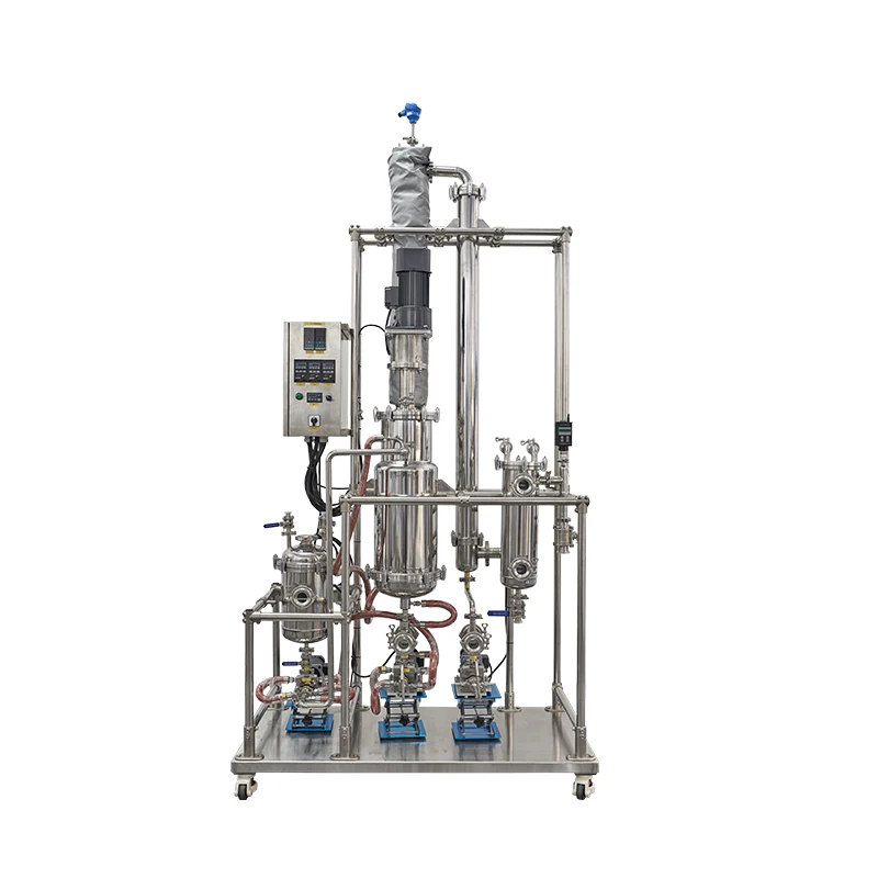 Atmospheric Decompression Distillation Column Alcohol Distillation Machine Stainless Steel Vacuum Distillation Tower